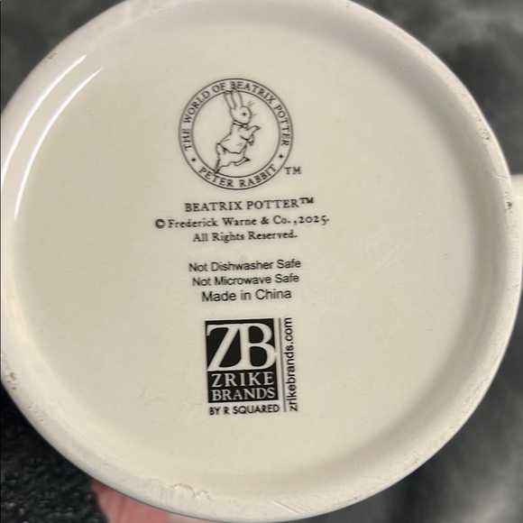 Beatrix Potter | Art | Peter Rabbit Mug With Figurine Handle | Poshmark